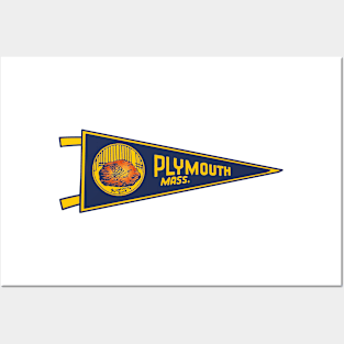 Plymouth Massachusetts Pennant Posters and Art